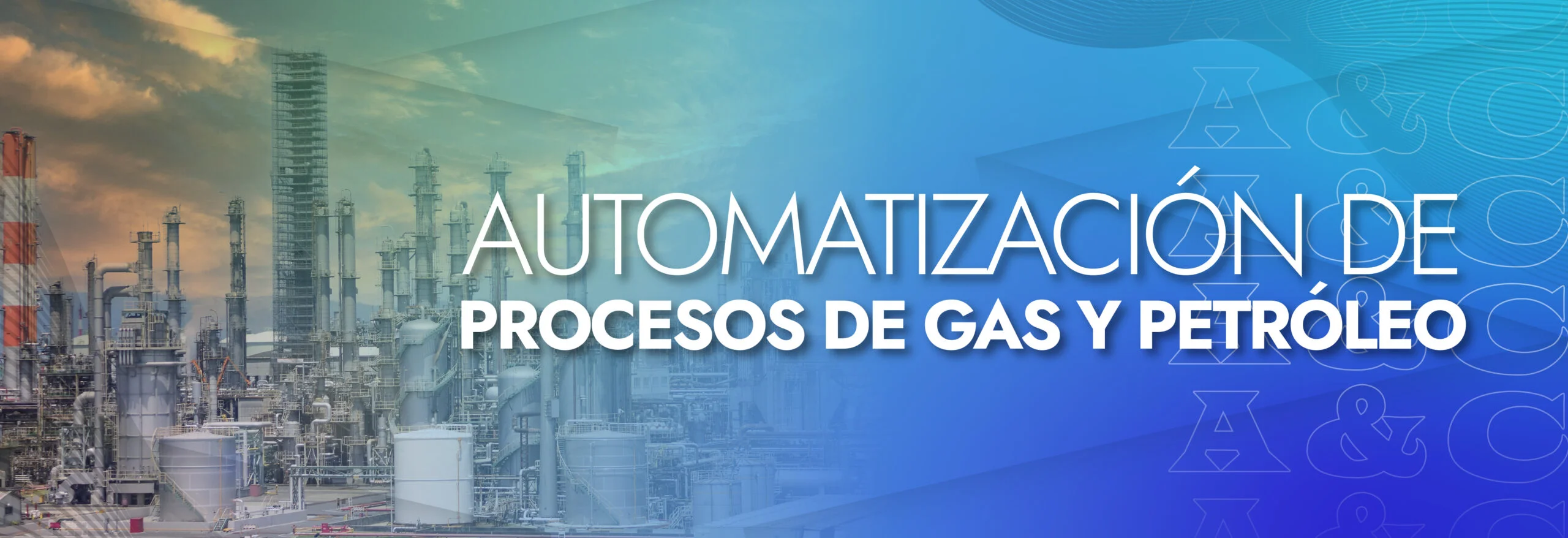 Banner Automatizacion de procesos de gas y petroleo