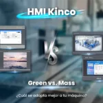 ¿Pantalla HMI Kinco Green o Mass? Elige la ideal para tu máquina